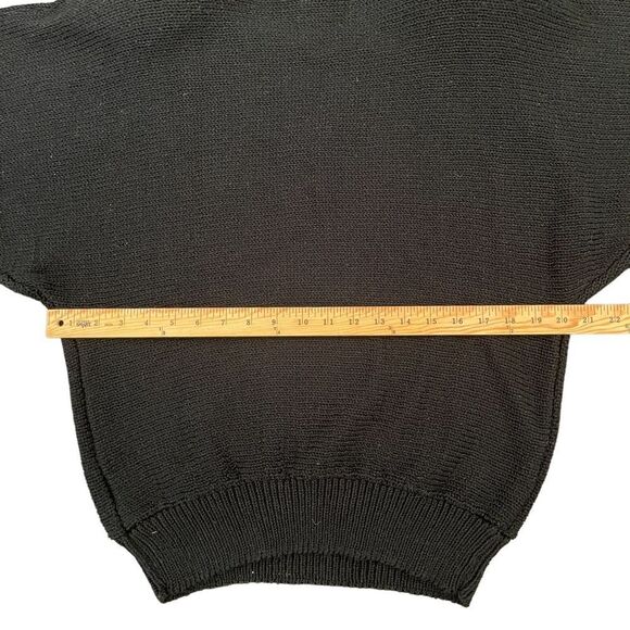 Vintage Jewelled Christmas Sweater Beads Rhinestones Shoulder Pads Women's L - Picture 9 of 12